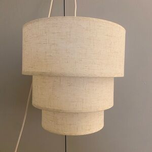Cream Tiered Pendant Light